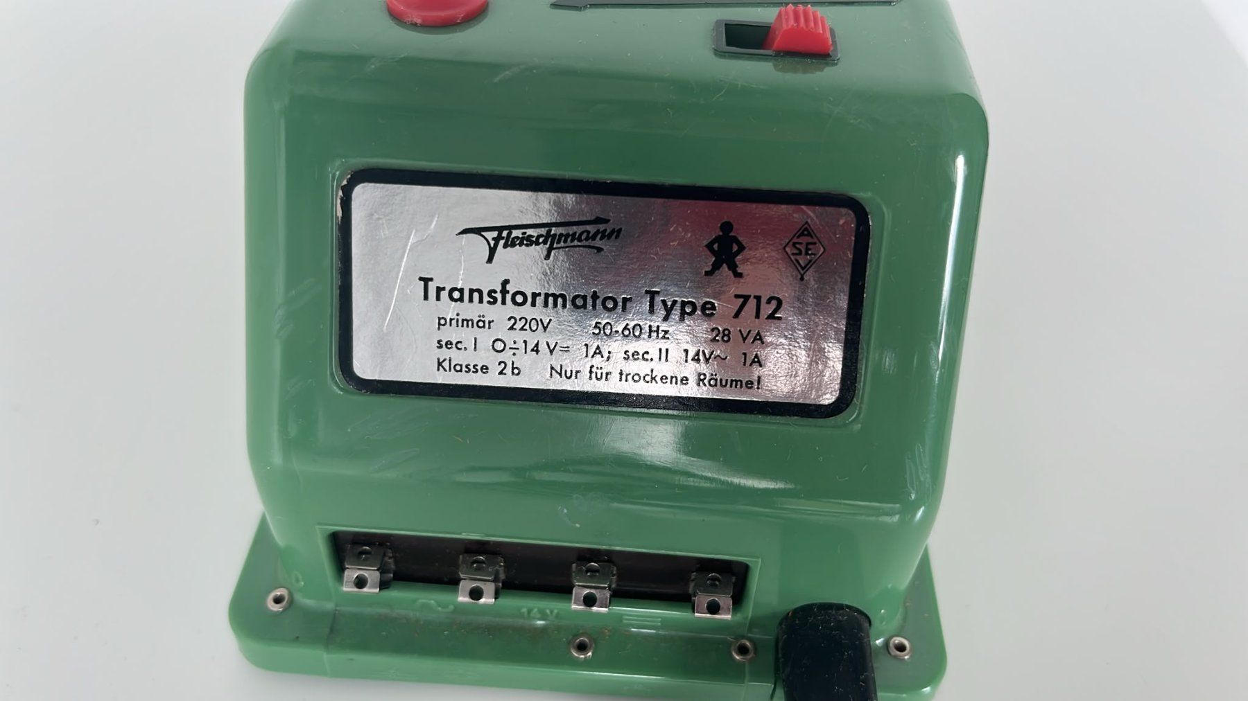 Fleischmann Modelleisenbahnen: Transformator Type 712 – Gebraucht aus Baden von Muschti 1