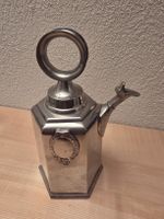 Kanne Zinn 1.65kg antik mit Deckel, Henk, Schraubverschluss