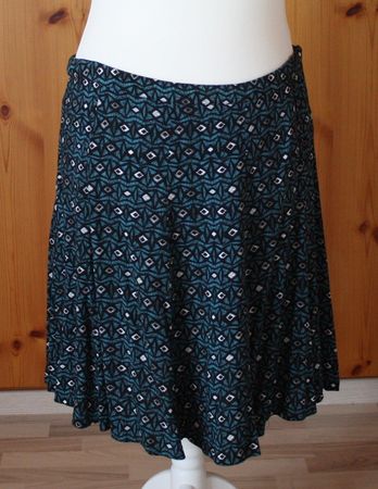Jupe Rock YESSICA petrol - schwarz Gr. 44