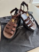 CELINE CLEA TRIOMPHE GLADIATOR-SANDALEN AUS KALBSLEDER – PFL