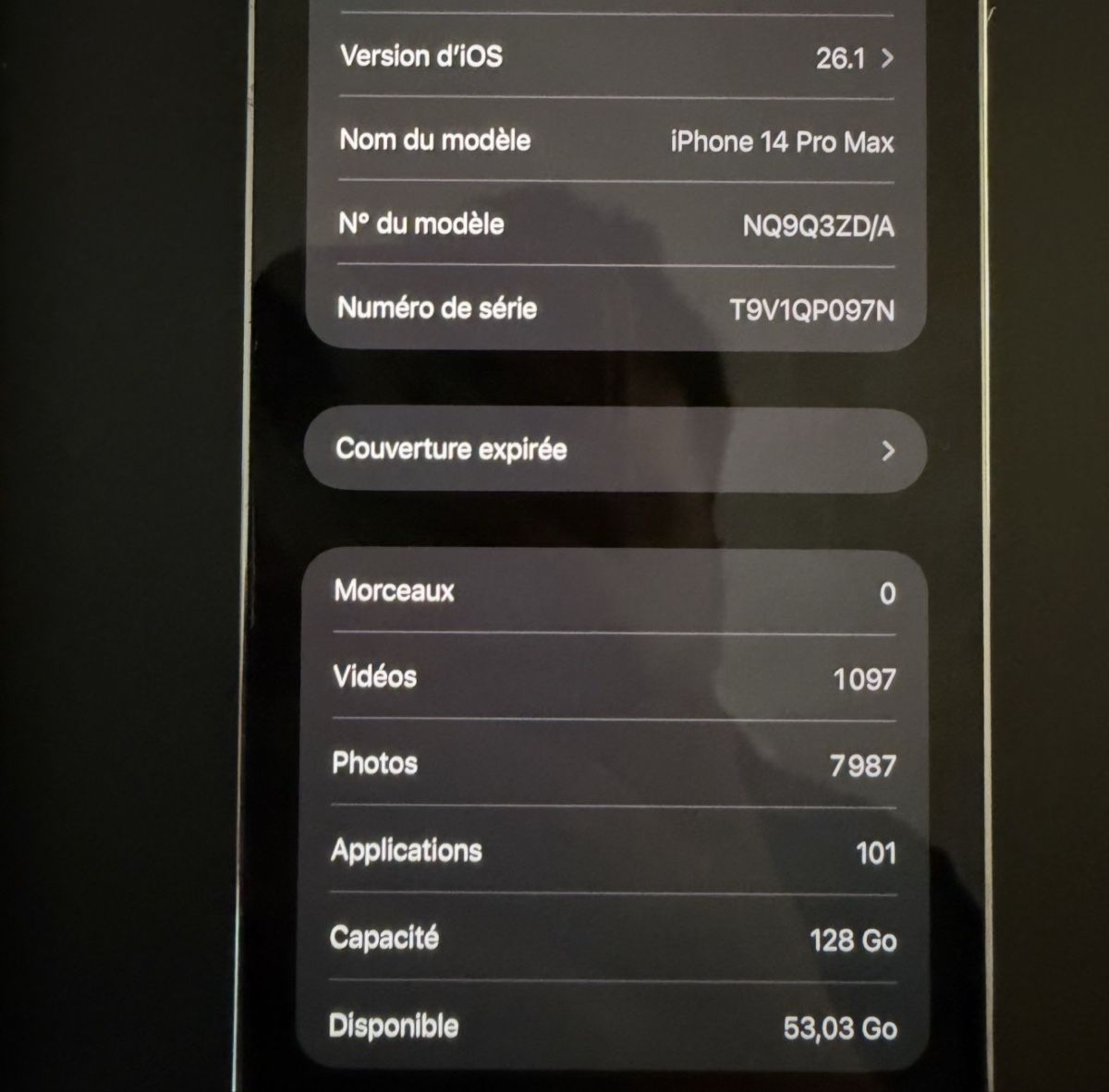 Apple Handys / Smartphones: IPhone 14 Pro Max - occasion parfait état  – Gebraucht aus Delémont von m7z_rfl6 5