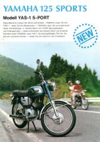 Yamaha 125 Sports - Originalprospekt 1969