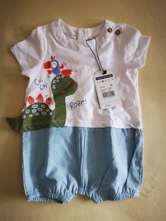 Barboteuse en coton, neuve
