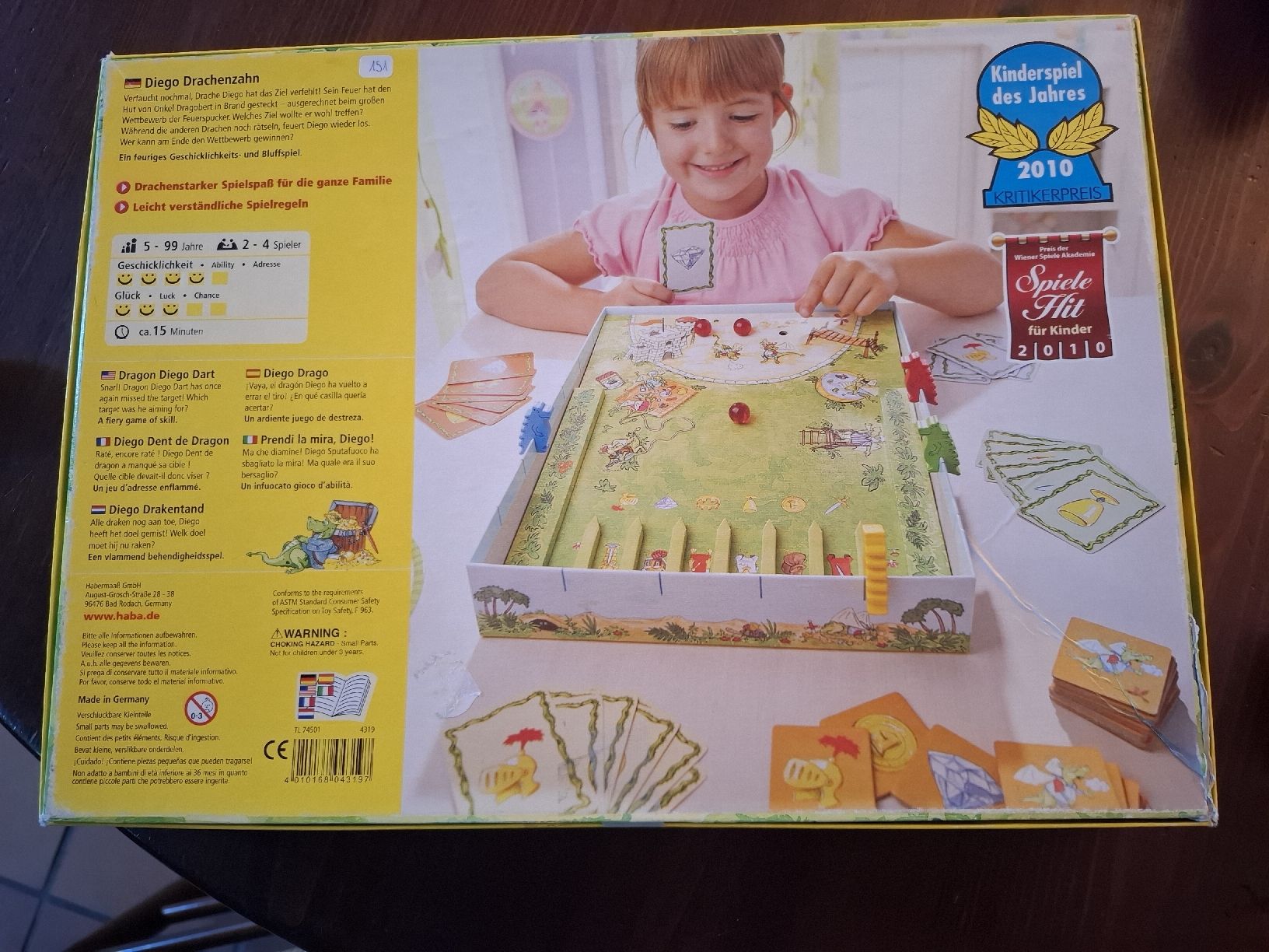 Haba Giochi: Spiel Diego Drachenzahn – Usato da Hätzingen venduto da Snoopi84 1