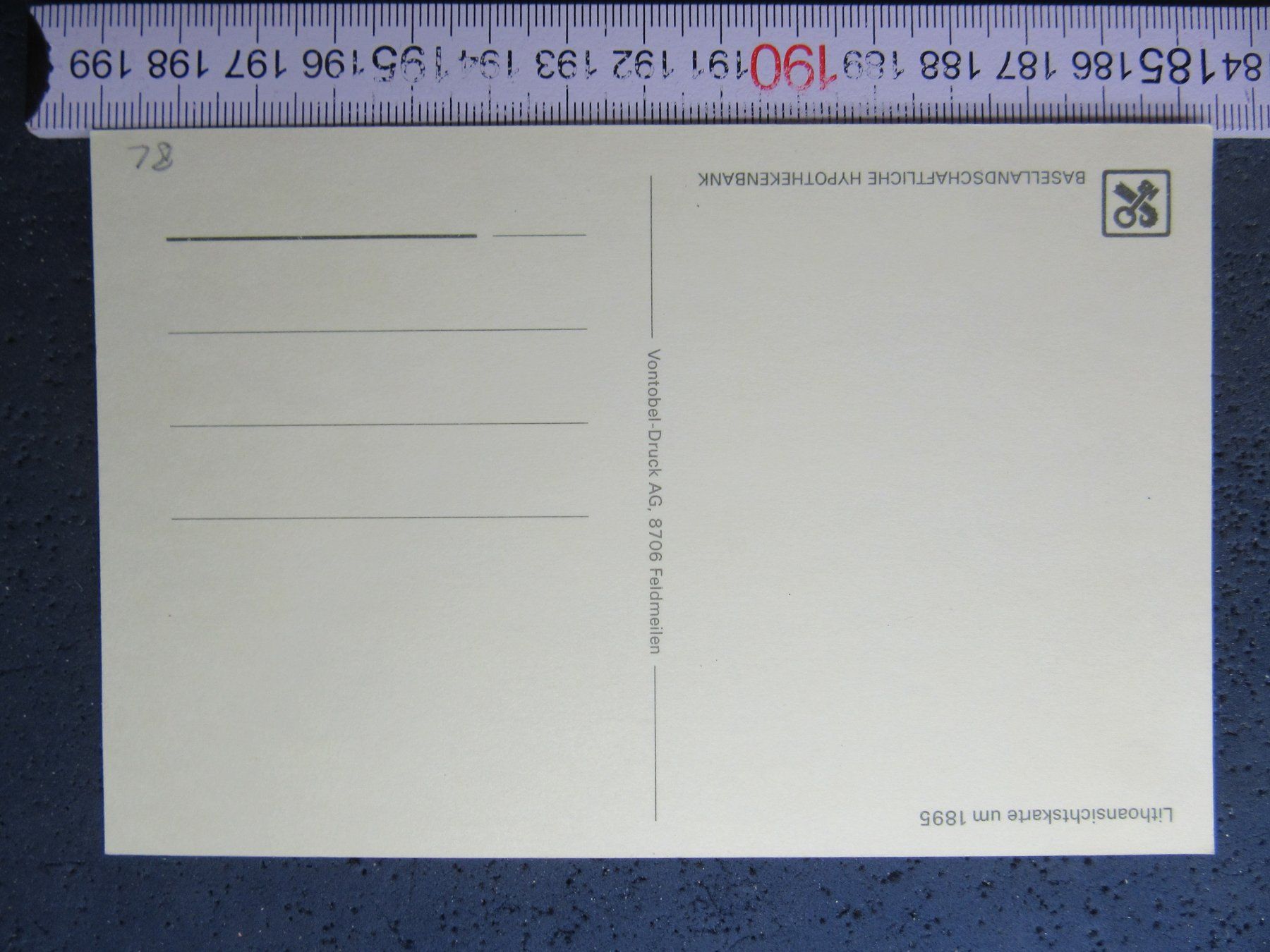 Cartoline postali: OBERWIL BL AK REPRO UM 1895 – Usato da Ettingen venduto da Hausi4711 1