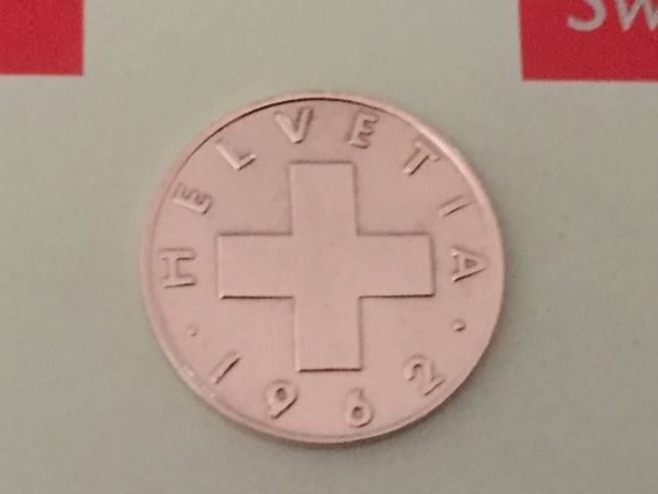 Tutti le monete: 1 Rappen 1962 vz – Usato da Elsau venduto da herbybay