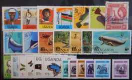 Uganda Lot mit schönen Werten III