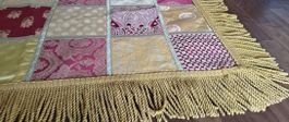 Copritavolo Sartoriale Patchwork in Damasco e Broccato 1,3 m