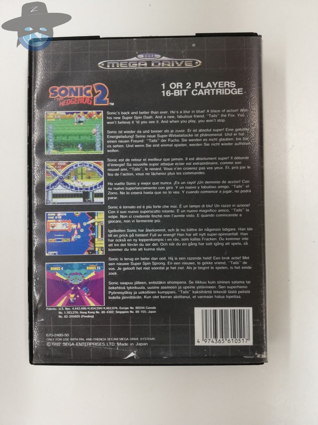 Sega Spiele: Sonic 2 / Sega Mega Drive MD – Gebraucht aus St. Gallen von zorro_dc 1