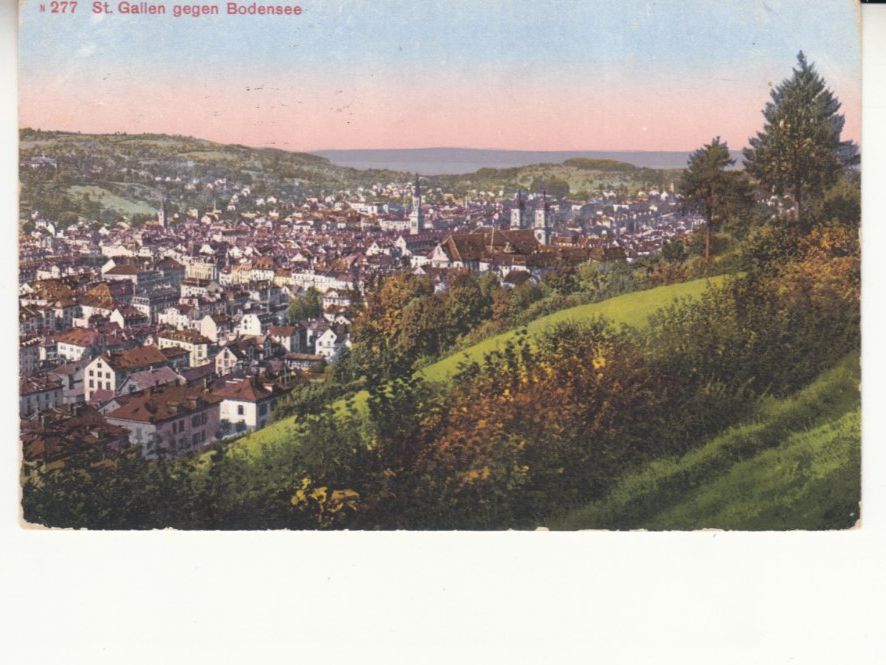 Cartoline postali: St. Gallen 1918 – Usato da Bürglen TG venduto da StampGraf
