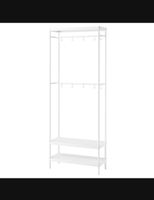 IKEA MACKAPAR Garderobenständer weiss 78x32x200 cm