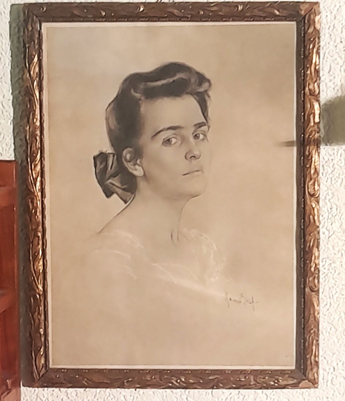 Dipinti: Joli portrait signé – Usato da LE MONT-SUR-LAUSANNE venduto da CHOCO04