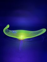 Coupe à fruits signé Bayel France verre magnese