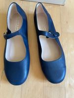 Blaue Leder Ballerinas von Manuela de Juan, Gr. 41, NEU