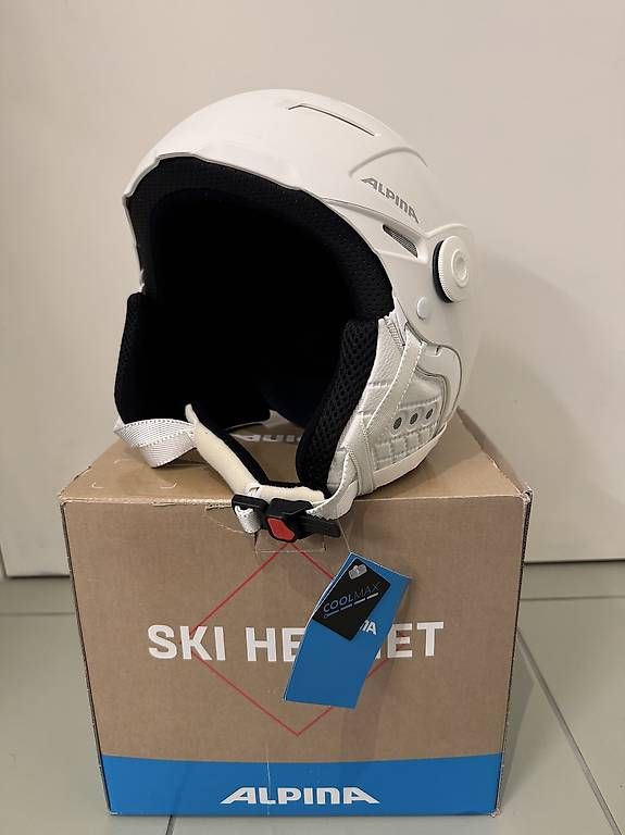 Alpina Caschi: Alpina Jump 2.0 Skihelm – Nuovo e nell'imballaggio originale da Zürich venduto da Zena_