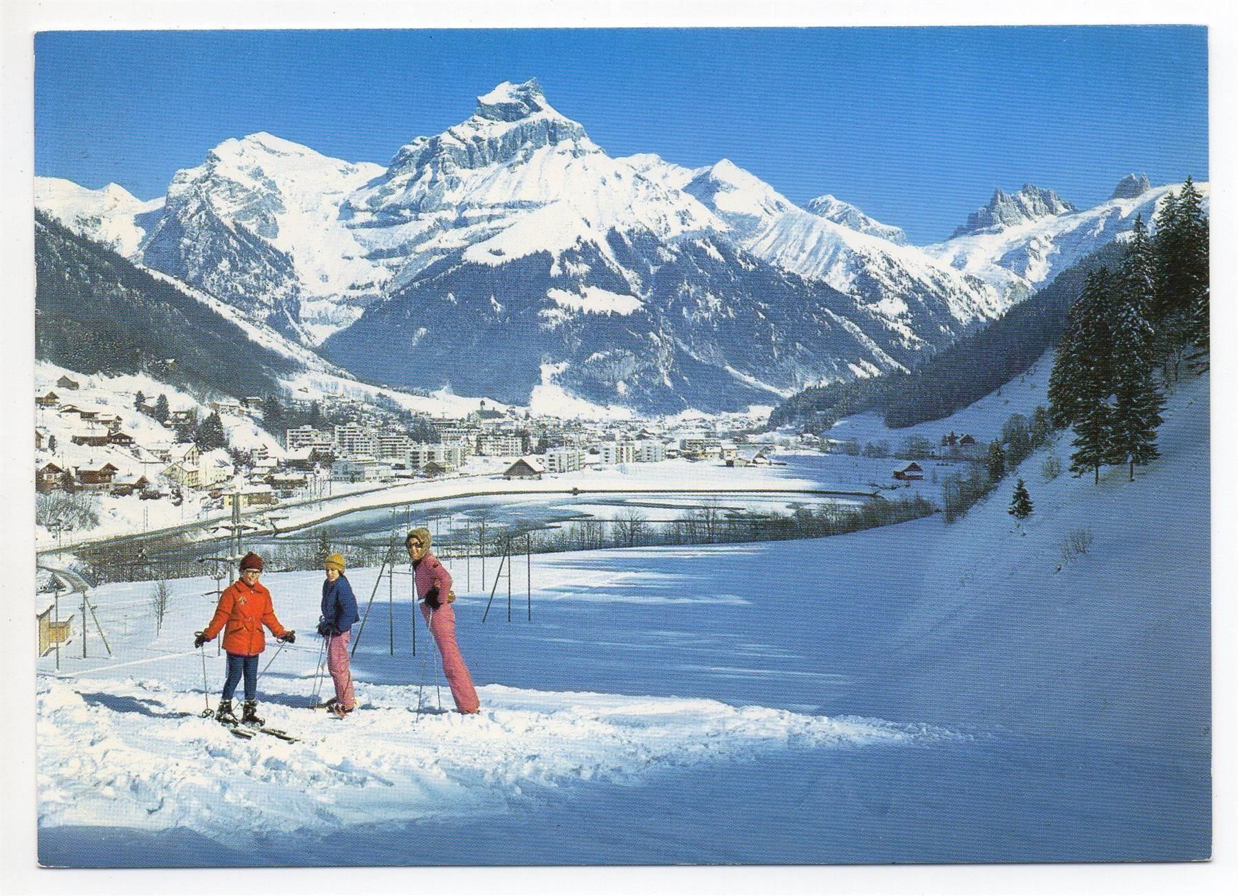 Cartes postales: ENGELBERG Skifahrer – D'occasion à Jona par philajona