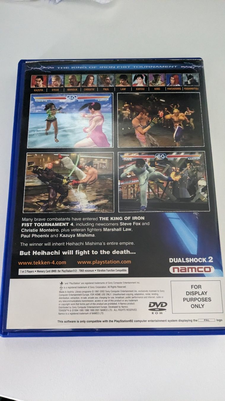 Nintendo Spiele: Tekken 4 - Playstation 2 PS2 Spiel PROMO Version – Gebraucht aus Hünenberg See von SpecialEditionGaming 1