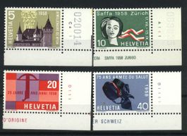 1958, Gedenkmarken ** (1)