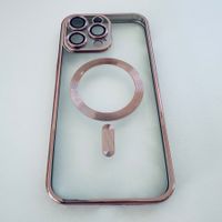 Schutzhülle Cover Rosa mit Kamera Schutz für iPhone 15 Pro