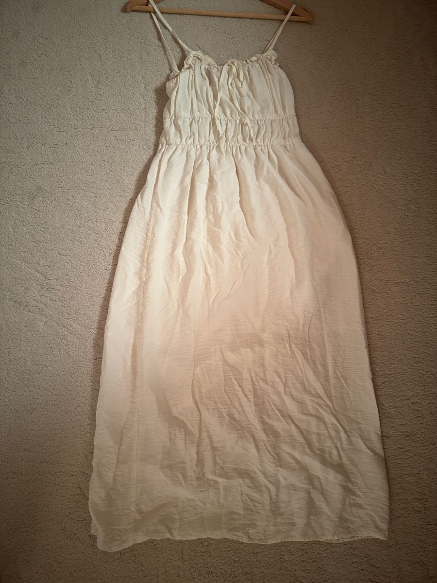 Vestiti: Maxikleid cremefarben / Weiß Sommer  Grösse S  – Usato da Liestal venduto da sha_92sb