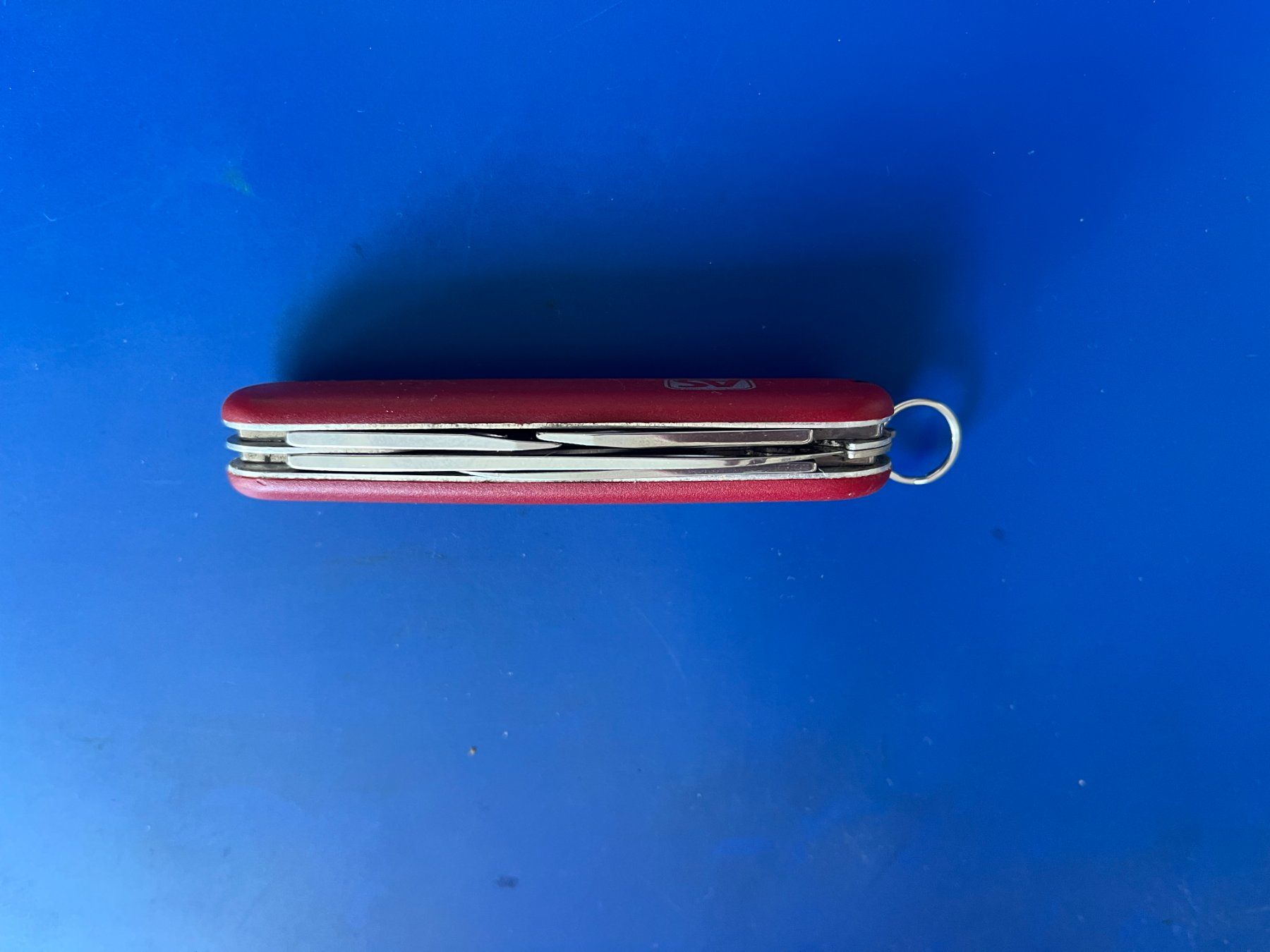 Victorinox Couteaux de poche: Victorinox Messer Recruit mit Werbung – Neuf (Voir description) à Dintikon par Redgar58 1