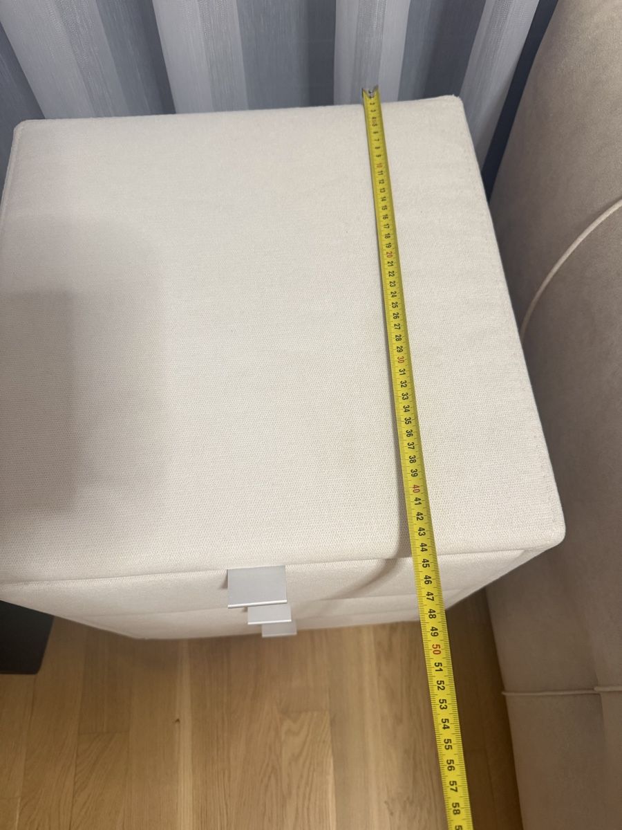 Comodini: 2 Nachttisch, Stoff, Creme – Usato da Kriens venduto da Asantos3 2