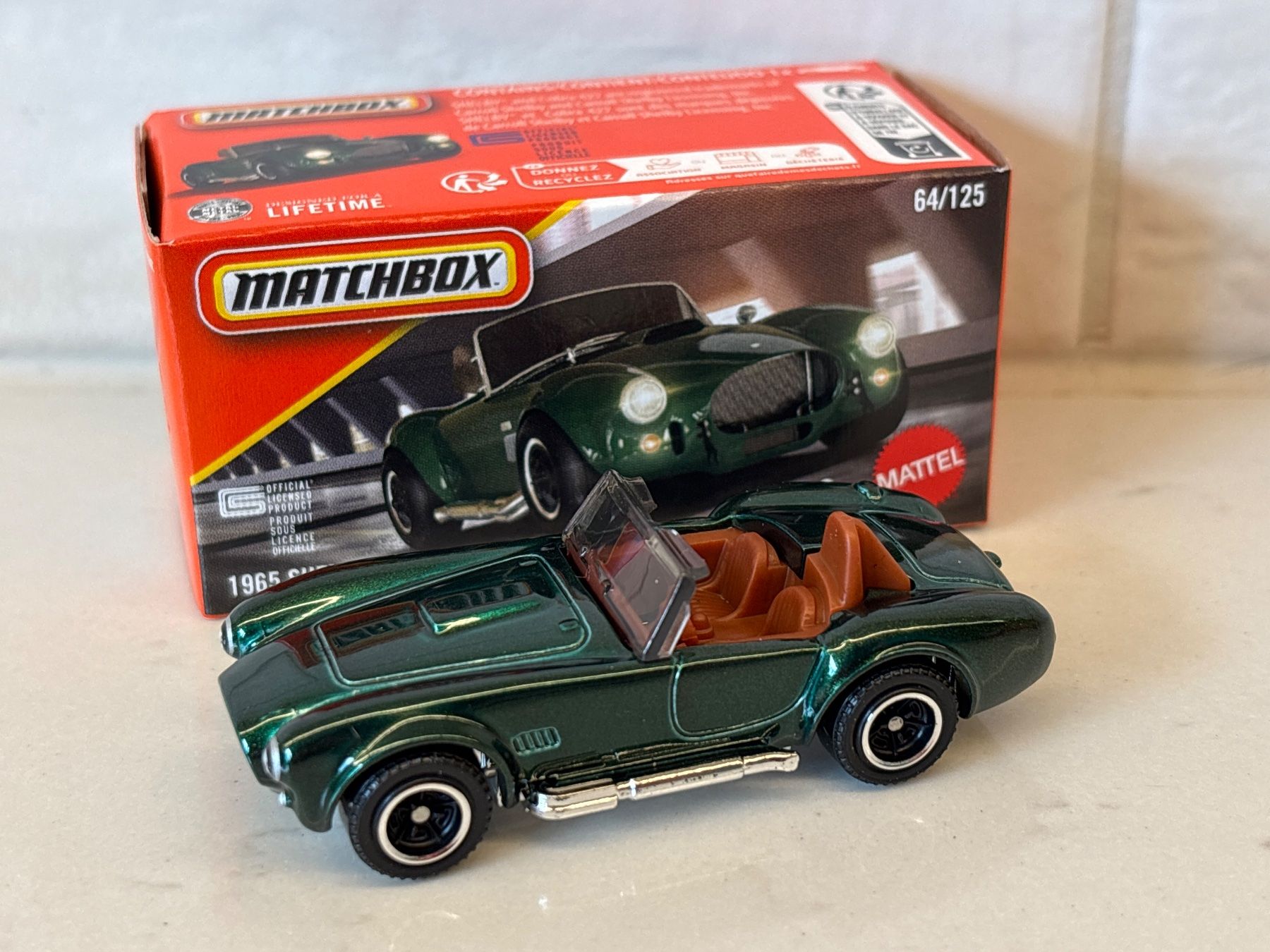 Matchbox Modellautos: Matchbox Shelby Cobra 427 1965 Voiture Miniature Neuf! – Neu und originalverpackt aus Gollion von Hampton