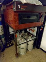 Pizzaofen Tornati forni  GAS, Schamott u. Gestell