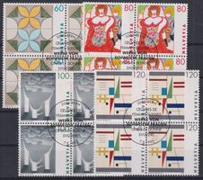 J76) Satz 4.Block 848 - 851, ET Vollstempel, sehe Scan