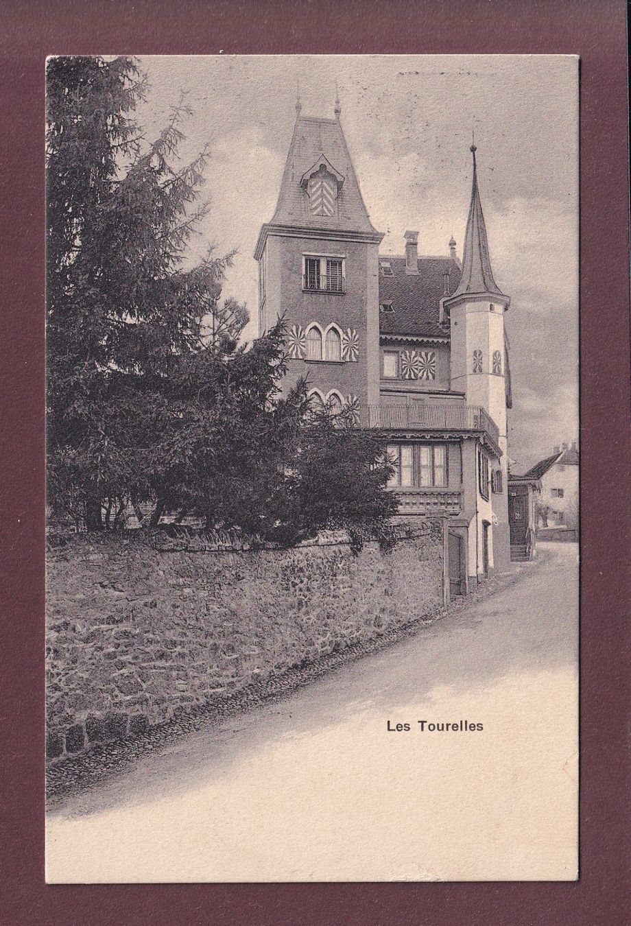 Cartoline postali: Neuchâtel - LES TOURELLES - 1919 – Usato da Pully venduto da nicecards