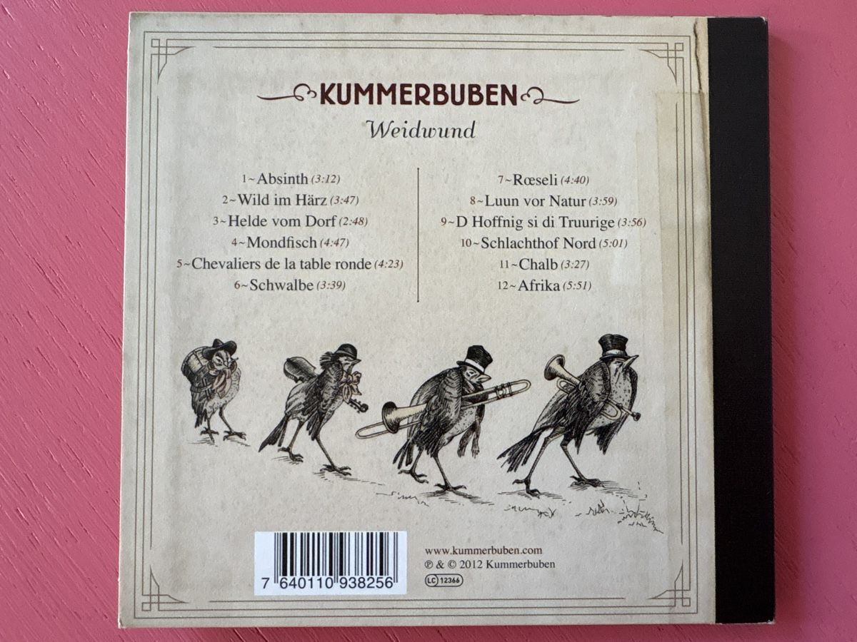 CDs: Kummerbuben - Weidwund – Gebraucht aus Lützelflüh-Goldbach von Deiv4 1