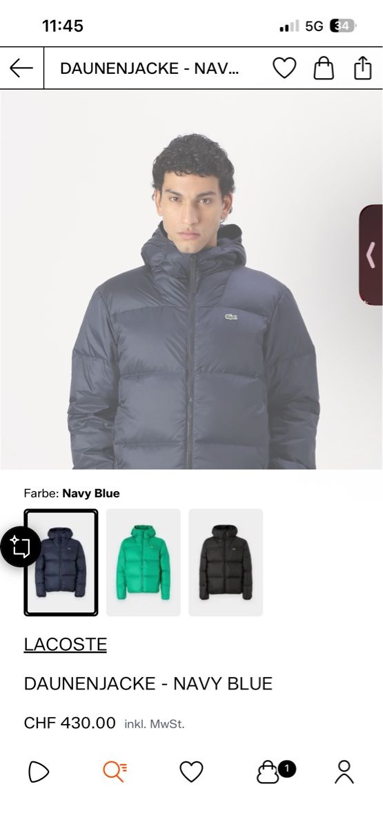 Lacoste Jacken: Lacoste Daunenjacke Gr.M – Neu und originalverpackt aus Dällikon von Leono0o 4