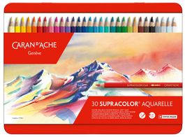 3888.330 Supracolor Caran d'Ache * 30 Farbstifte Metall-Etui