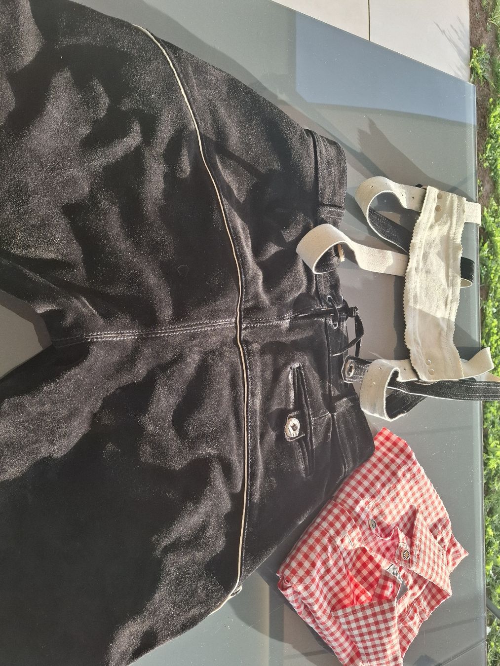 Costumi: Oktoberfest Lederhose mit Hemd – Usato da Büron venduto da myTechno 1