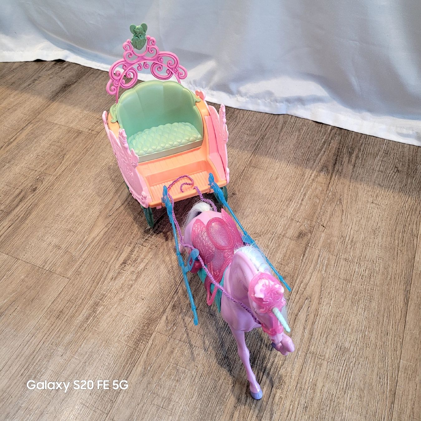 Giocattoli: Barbie Pferd Schwanensee Einhorn und Kutsche – Usato da Niederbuchsiten venduto da klengyel 6