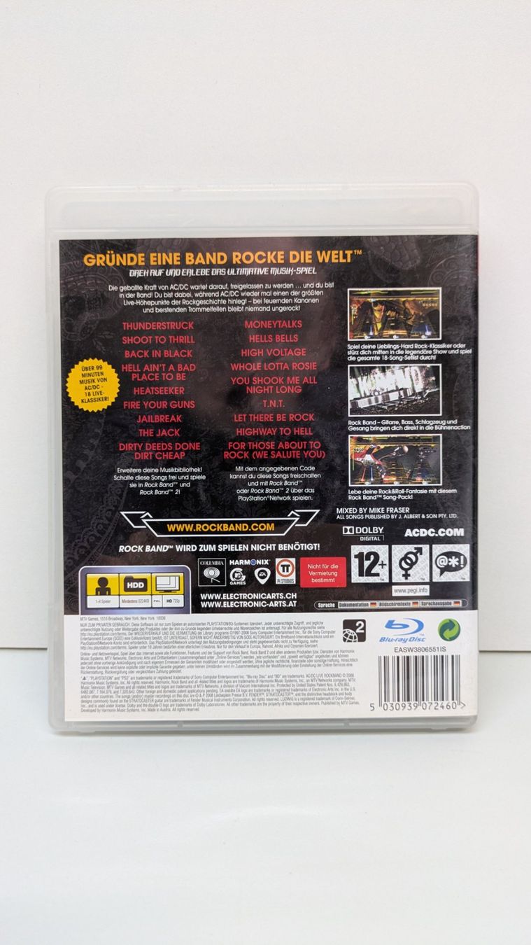Giochi: AC/DC Rockband Live - PlayStation 3 – Usato da Menziken venduto da mame18 2