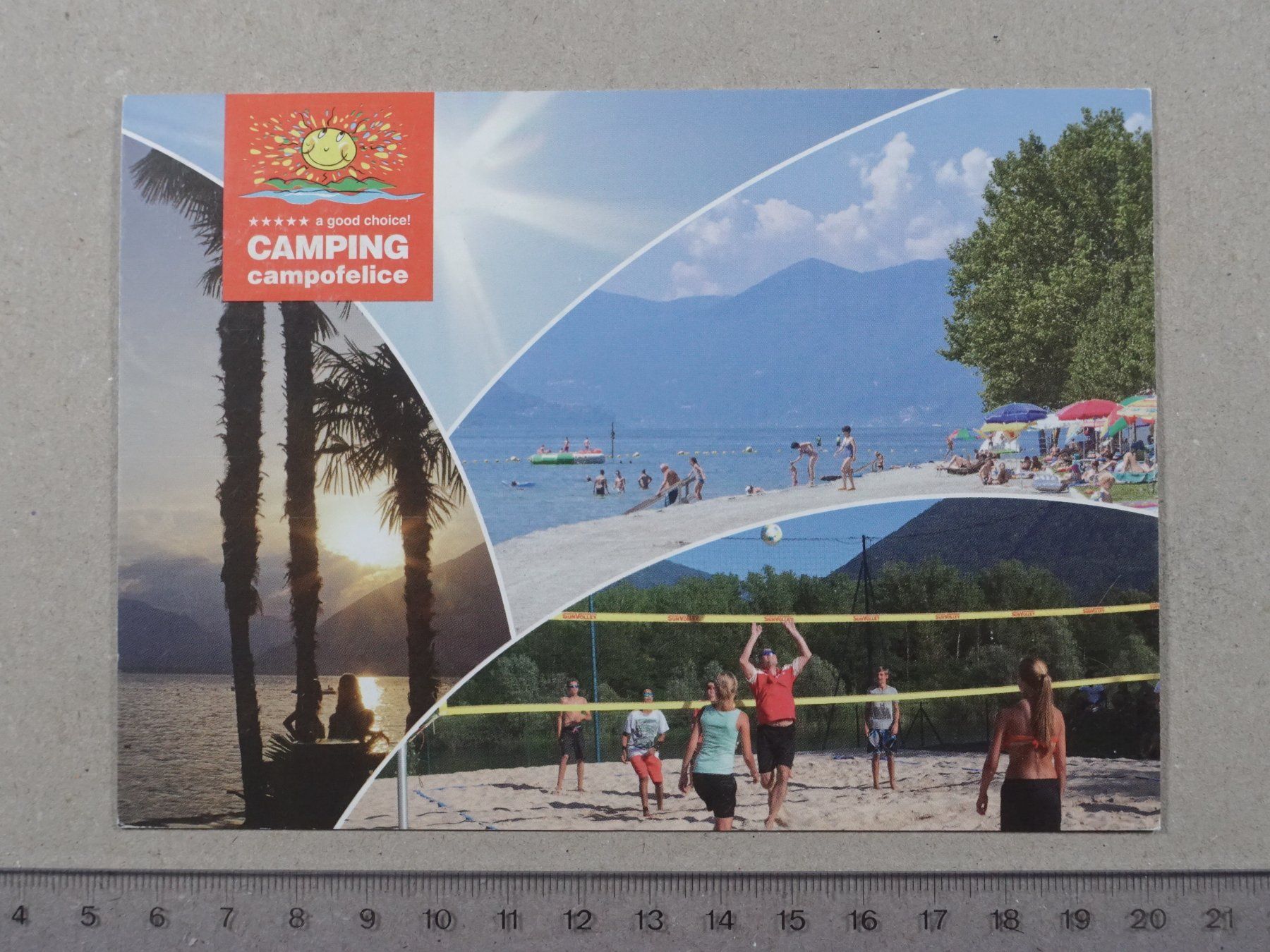 Ansichtskarten: Tenero, Campofelice, Camping, 2018 – Gebraucht aus Lenzburg von fh1
