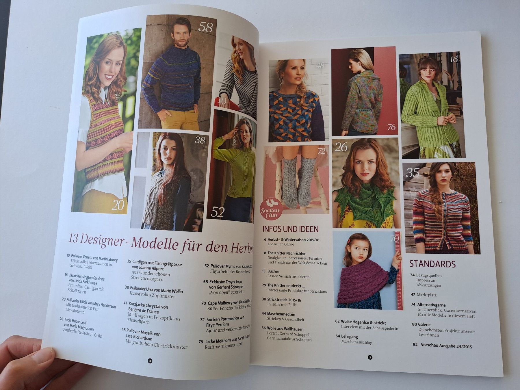 Riviste & Magazine: Strickheft The knitter Ausgabe 23 / 2015 Strickdesign – Usato da Glashütten venduto da Schwebefisch 1