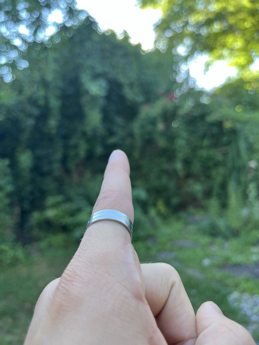 Bagues: Ring aus Edelstahl Silberfarben Grösse 18mm Modeschmuck – Neuf (Voir description) à Tägerwilen par Alexander716 4