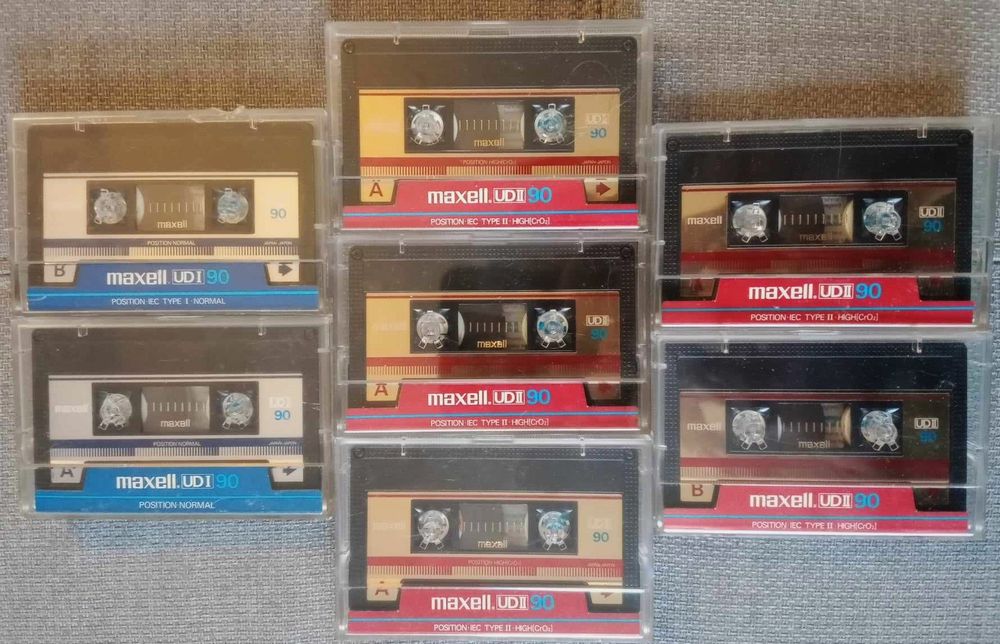 MAXELL UDII 90 / UDI 90 - 7 x cassettes MC - Japan (Gebraucht) in Le ...