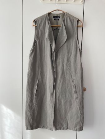 Marc O'Polo Leinen Weste/Gilet Longweste Sommer Gr. 40 NEU