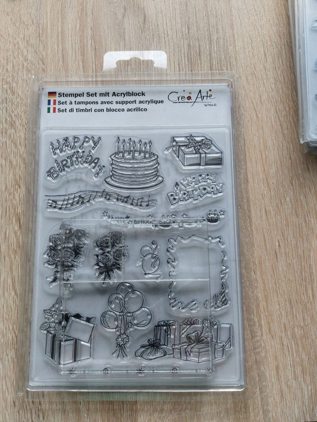Stempel: *** STEMPEL MIT BLÖCKEN *** – Neu und originalverpackt aus Amriswil von SCHLOSSGEISTLI