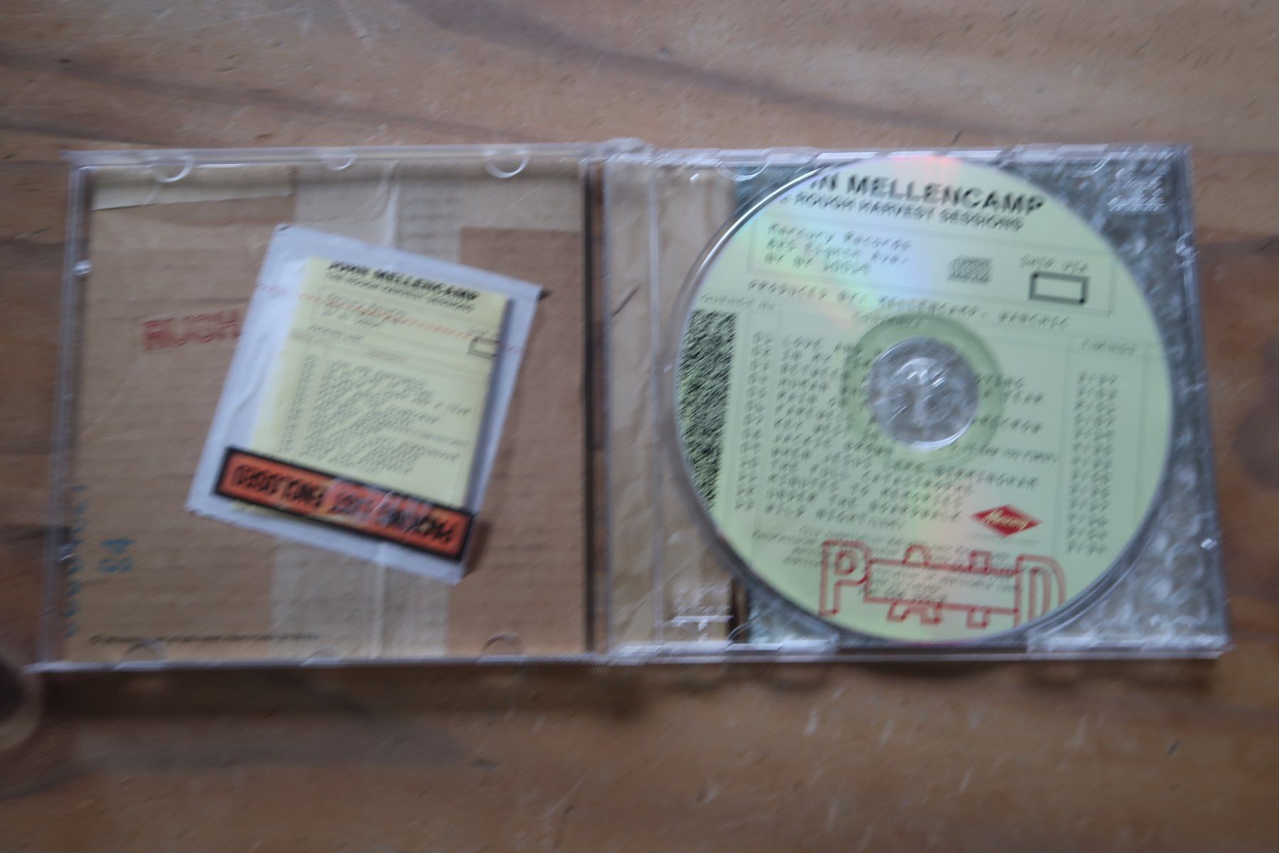 CD: JOHN MELLENCAMP - ROUGH HARVEST - CD – Usato da Basel venduto da Patiscat 3