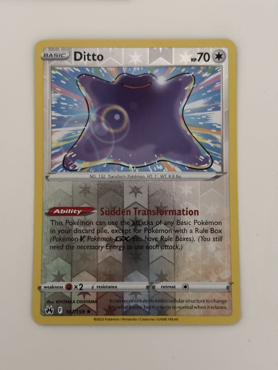 Pokémon Carte collezionabili: Carte Pokémon DITTO zenith supreme reverse – Nuovo (secondo la descrizione) da lausanne venduto da helderj