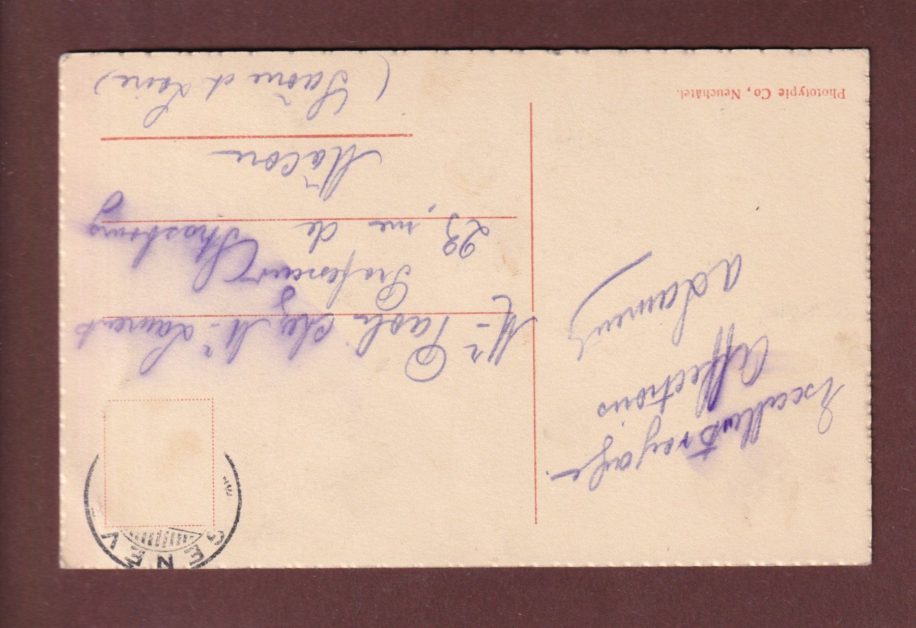 Cartoline postali: GENEVE - Le Rhône - Tram – Usato da Pully venduto da nicecards-shop 1