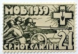 Soldatenmarke 2.WK, Mot Inf Kan Kp 21, grau, Wi Art 153