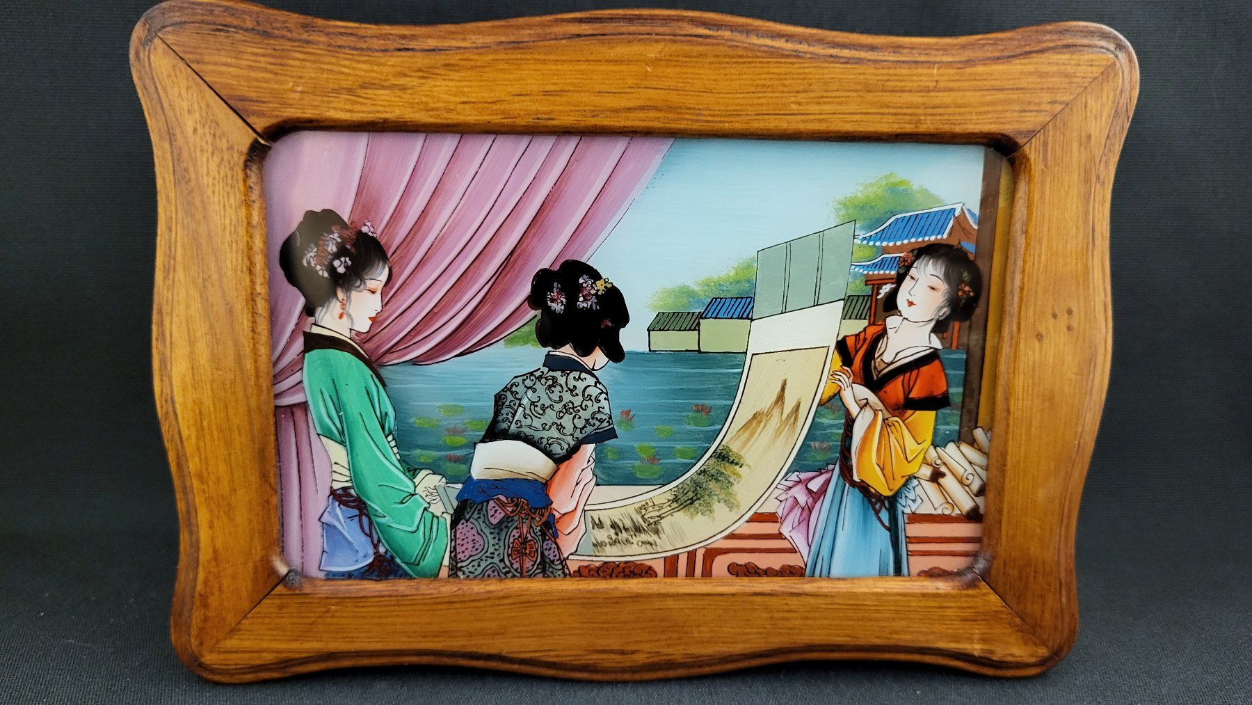 Dosen: Schmuck-Schatulle mit asiatischem Motiv – Gebraucht aus Basel von spinne02 1