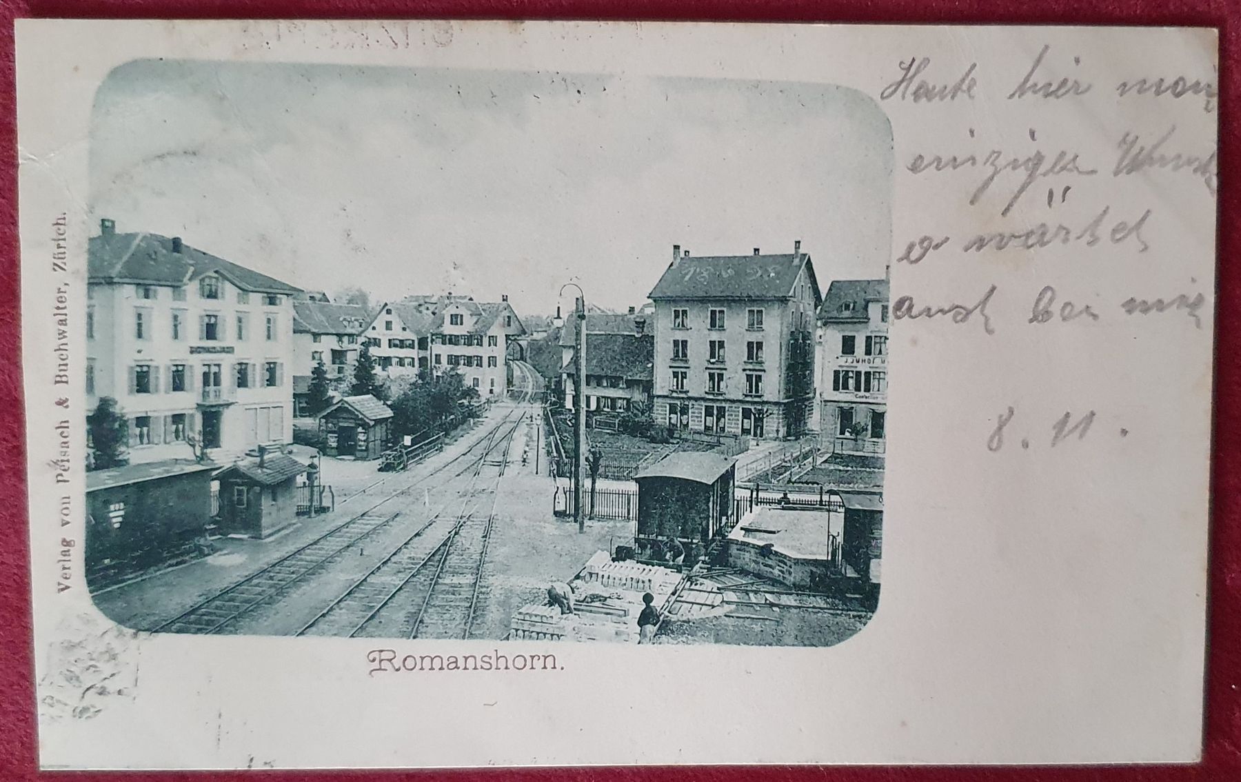 Cartoline postali: Romanshorn 1901 – Usato da Kreuzlingen venduto da Rschweiz1
