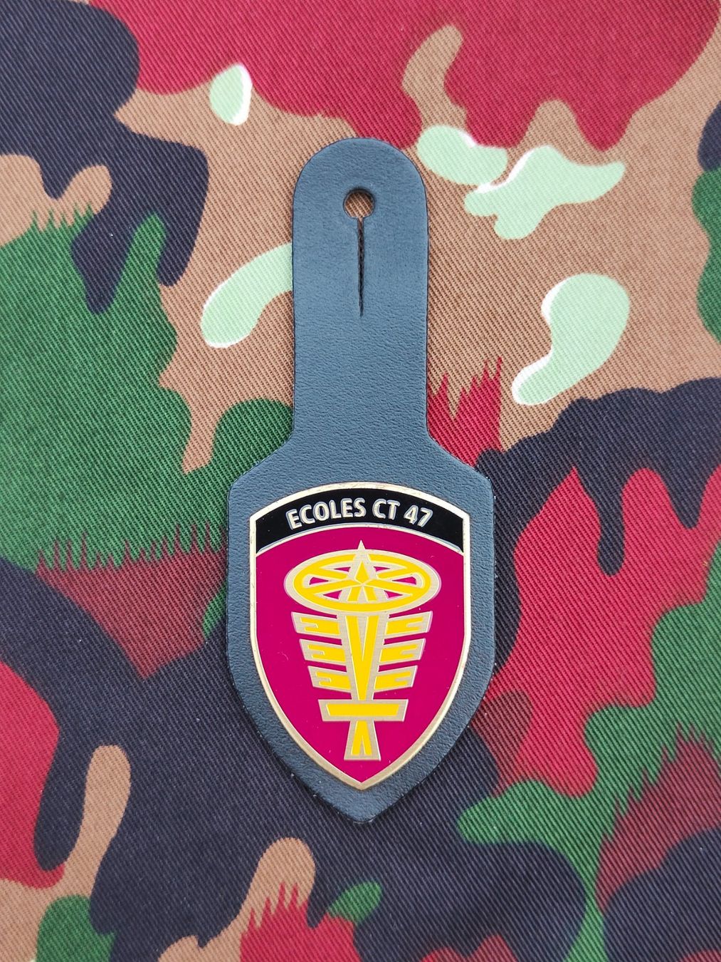 Placchette & Badge: Brusttaschenanhänger ECOLES CT 47 – Usato da Bauma venduto da SwissMilitaria