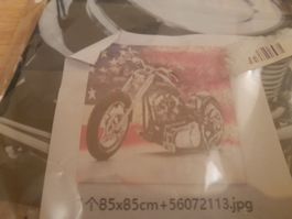 Motorrad Deko Tuch 85x85cm (Harley-Davidson)